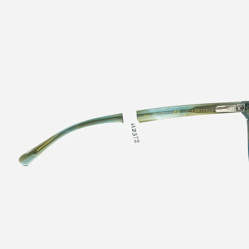 Ale by Alessandra Eyeglasses Frames 617-3 Clear Blue Green Round 51-18-135